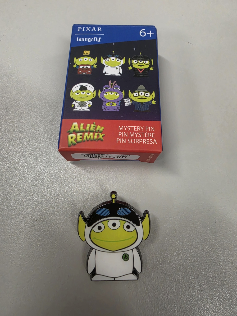 Loungefly Disney Pixar Alien Remix Pin Toy Story Alien as EVE from WALL-E